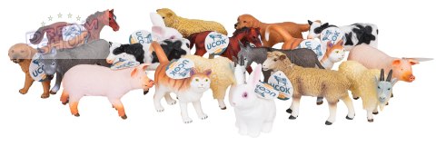 Zestaw Zwierząt 18el. Farma