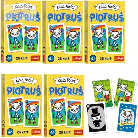 5 x Karty Piotruś Kicia Kocia +4 Trefl 08512