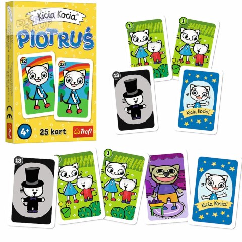 5 x Karty Piotruś Kicia Kocia +4 Trefl 08512