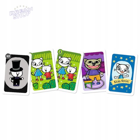 5 x Karty Piotruś Kicia Kocia +4 Trefl 08512