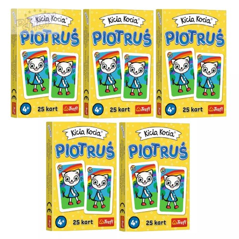5 x Karty Piotruś Kicia Kocia +4 Trefl 08512