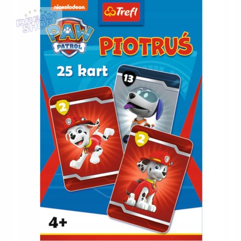 5 x Karty Piotruś Paw Patrol Psi patrol Trefl 08513