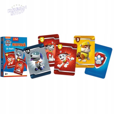 5 x Karty Piotruś Paw Patrol Psi patrol Trefl 08513