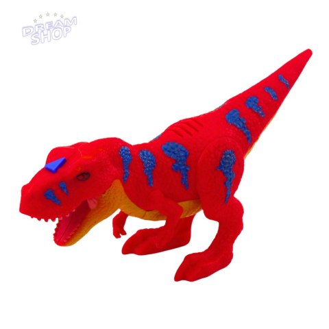 Ciężarówka Transport Dinozaurów Figurka Światła Dźwięki Zielona 1:10