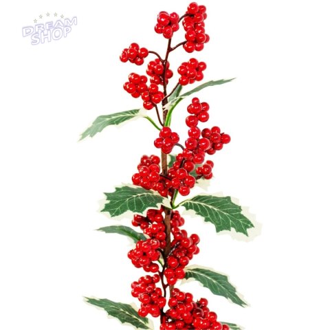 GAŁĄZKA DEKORACYJNA JARZĘBINA 58CM