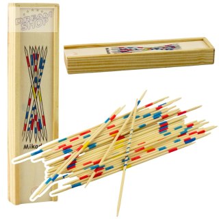 Gra Rodzinna Zręcznościowa Bierki Drewniane Mikado 41 szt.