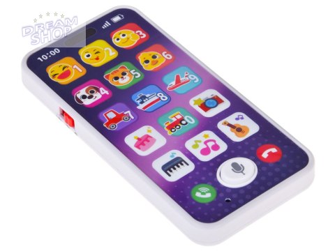 Interaktywny telefon SMARTPHONE dla malucha z muzyką i dźwiękami ZA5872