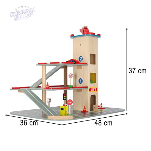 LULILO parking drewniany BENINO piętrowy garaż miejski