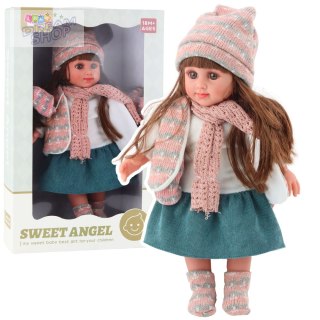 Lalka Sweet Angel W Zimowym Ubranku Czapka Szalik 36cm