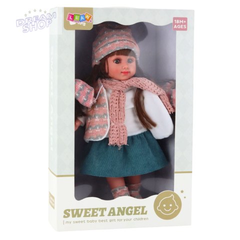Lalka Sweet Angel W Zimowym Ubranku Czapka Szalik 36cm