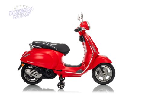Pojazd Skuter Vespa ROMA Czerwony