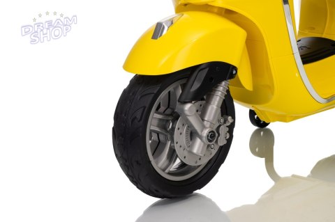 Pojazd Skuter Vespa ROMA Żółty