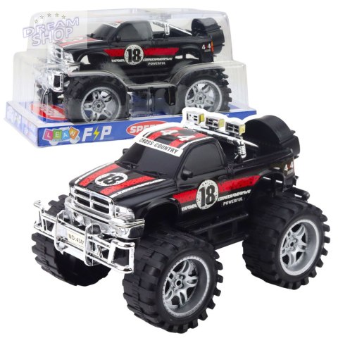 Samochód Terenowy Z Napędem Na Tył Duże Koła Czerwono-Czarny