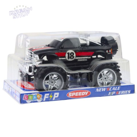 Samochód Terenowy Z Napędem Na Tył Duże Koła Czerwono-Czarny