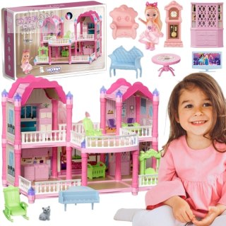 WOOPIE Domek Dla Lalek Willa Ogrodowa 156el.