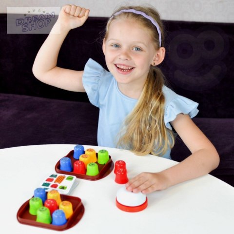 WOOPIE IQ Gra Logiczna Edukacyjno-Strategiczna 2w1 Kółko i Krzyżyk 8szt