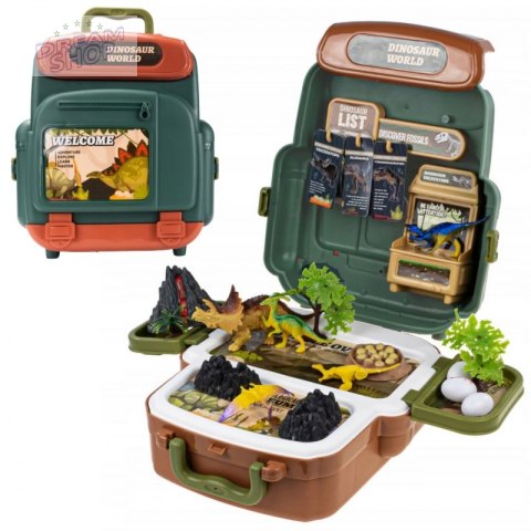 WOOPIE Walizka Dinosaur World - Edukacyjny Zestaw Odkrywcy Dinozaurów