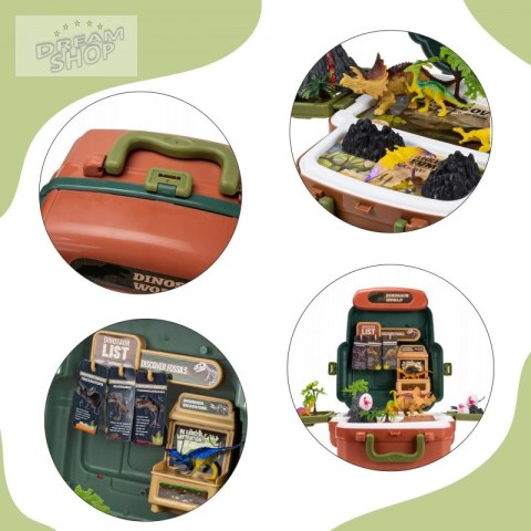 WOOPIE Walizka Dinosaur World - Edukacyjny Zestaw Odkrywcy Dinozaurów