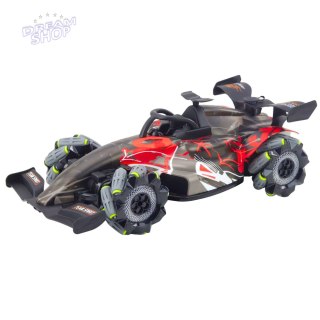 Wyścigówka Zdalnie Sterowana RC 1:10 Światła Dźwięki Para Wodna Czerwona