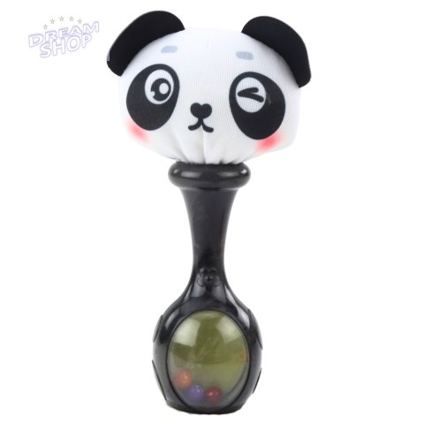 Zestaw Grzechotki Sensoryczne Z Miękką Piłeczką Małpka Panda 2szt