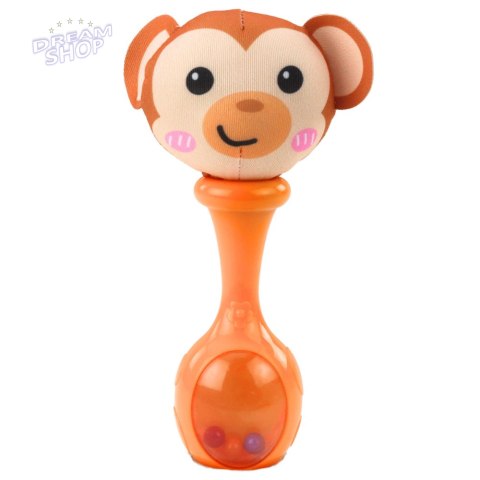 Zestaw Grzechotki Sensoryczne Z Miękką Piłeczką Małpka Panda 2szt