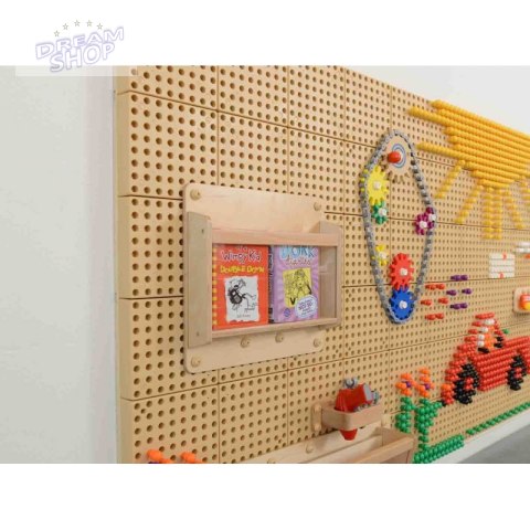 Drewniana Kasetka Na Przedmioty 40 cm - Tablica Naukowo-Kreatywna Masterkidz STEM Drewniana Kasetka Na Przedmioty 40 cm - Tablica Naukowo-Kreatywna Masterkidz STEM