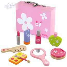 Drewniany Zestaw do Makijażu Toaletka Kosmetyczka Viga Toys