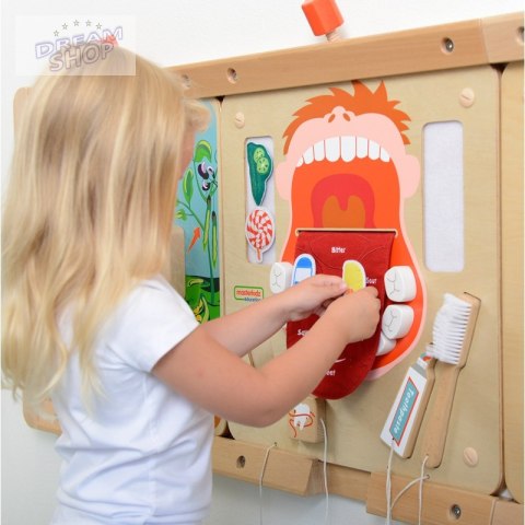 Edukacyjna Tablica Drewniana Masterkidz Higiena Jamy Ustnej Edukacyjna Tablica Drewniana Masterkidz Higiena Jamy Ustnej