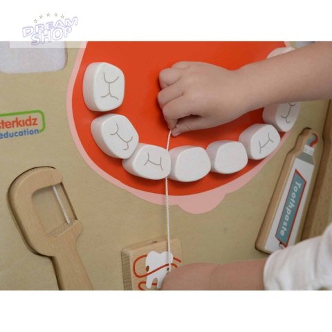 Edukacyjna Tablica Drewniana Masterkidz Higiena Jamy Ustnej Edukacyjna Tablica Drewniana Masterkidz Higiena Jamy Ustnej