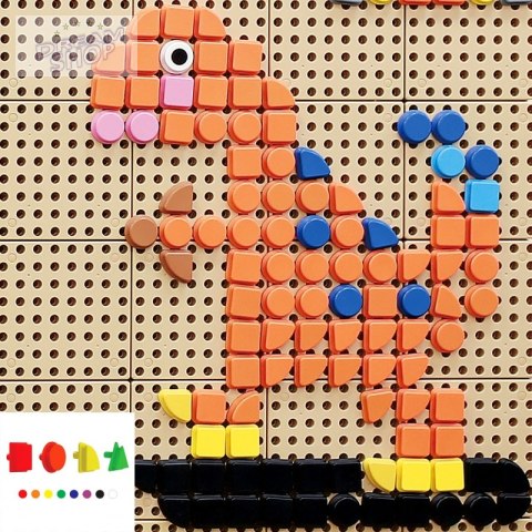 MASTERKIDZ Geometryczne Elementy 8 Kolorów MASTERKIDZ Geometryczne Elementy 8 Kolorów