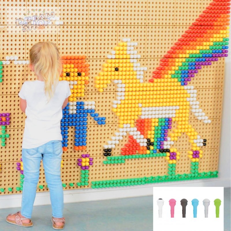 MASTERKIDZ Kołeczki Do Tablicy 512 Szt. 6 Kolorów MASTERKIDZ Kołeczki Do Tablicy 512 Szt. 6 Kolorów