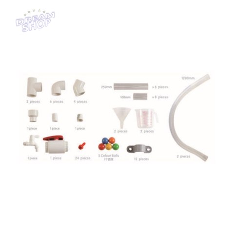 MASTERKIDZ System Rur Do Tablicy STEM 80 elementów MASTERKIDZ System Rur Do Tablicy STEM 80 elementów