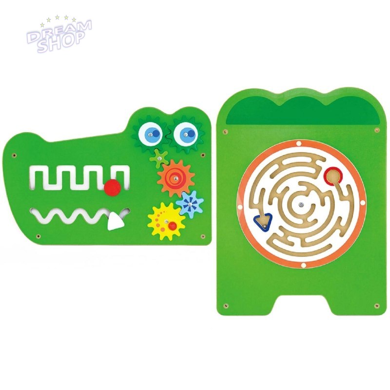 Viga Tablica Sensoryczna Manipulacyjna Edukacyjna Krokodyl Viga Tablica Sensoryczna Manipulacyjna Edukacyjna Krokodyl