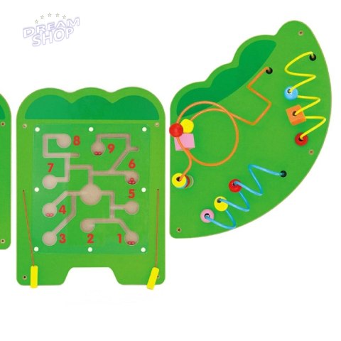 Viga Tablica Sensoryczna Manipulacyjna Edukacyjna Krokodyl Viga Tablica Sensoryczna Manipulacyjna Edukacyjna Krokodyl