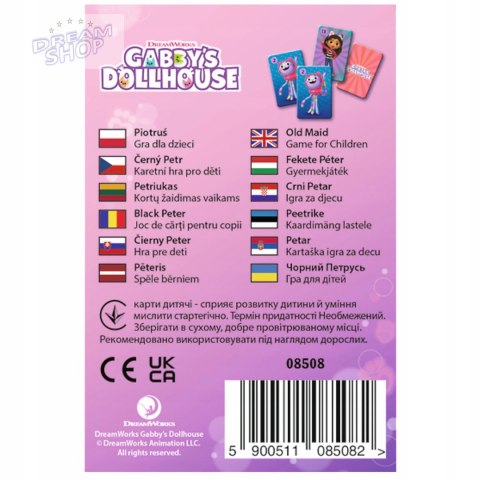5 x Karty Piotruś Koci Domek Gabi Trefl 08508