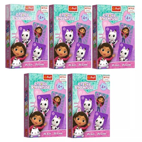 5 x Karty Piotruś Koci Domek Gabi Trefl 08508