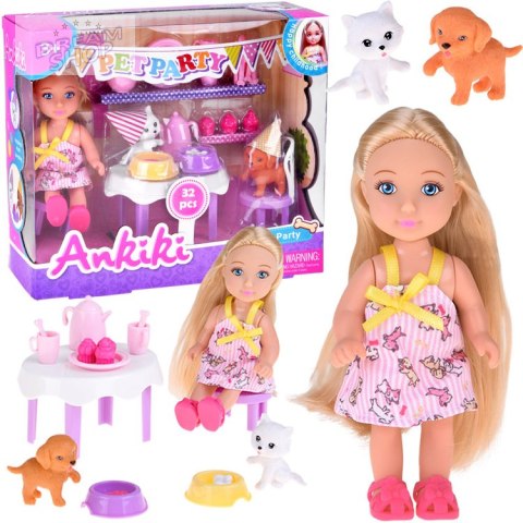 Ankiki Lalka urodzinowa PET PARTY - przyjęcie dla zwierząt 32ele ZA5757