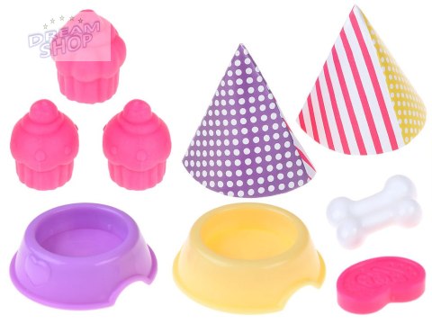 Ankiki Lalka urodzinowa PET PARTY - przyjęcie dla zwierząt 32ele ZA5757