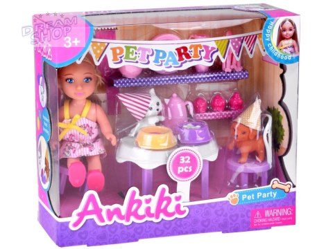 Ankiki Lalka urodzinowa PET PARTY - przyjęcie dla zwierząt 32ele ZA5757