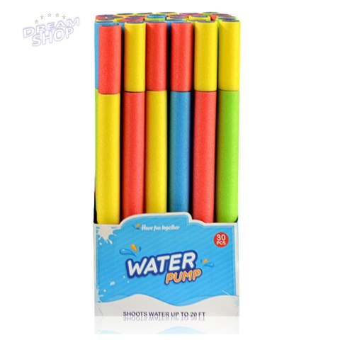 Broń Na Wodę Wyrzutnia Wody Strzykawka Piankowa Kolorowa