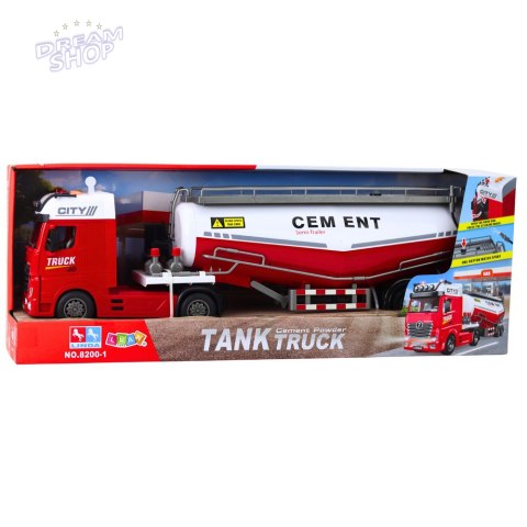 Ciężarówka Cysterna Z Cementem Funkcja Lania Wody Światła Dźwięki