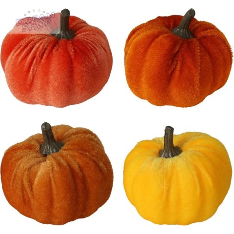 FIGURKA DEKORACYJNA DYNIA HALLOWEEN 4SZT