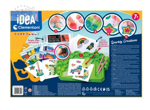 Idea Art Laboratorium Ozdób Kamyczki Modne Naklejki 3D Clementoni 18742