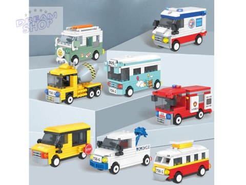 Klocki konstrukcyjne CITY VEHICLE - modele z serii: pojazdy miejskie ZA5854