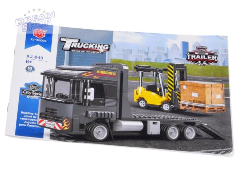 Klocki techniczne POJAZDY 1:42 - Tir z lawetą i wózek widłowy 404ele ZA5722