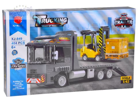 Klocki techniczne POJAZDY 1:42 - Tir z lawetą i wózek widłowy 404ele ZA5722