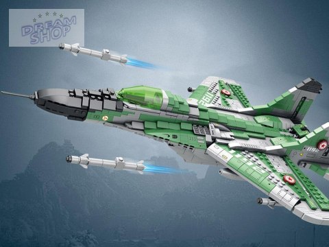 Klocki techniczne Samolot myśliwski dalekiego zasięgu MIG-29 1290ele ZA5800