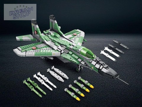 Klocki techniczne Samolot myśliwski dalekiego zasięgu MIG-29 1290ele ZA5800