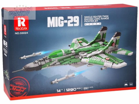 Klocki techniczne Samolot myśliwski dalekiego zasięgu MIG-29 1290ele ZA5800