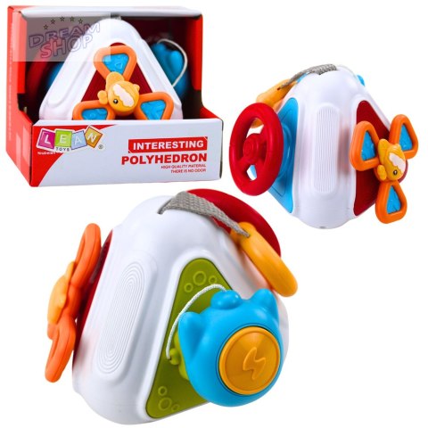 Kostka Edukacyjna Manipulacyjna Sensoryczna Dla Malucha Kolorowa 5w1